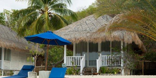 Eco-luxury interior design featuring local wood craftsmanship and minimalist tropical aesthetics