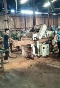 Kiln drying system used for tropical hardwood at Touchwood Surabaya facility