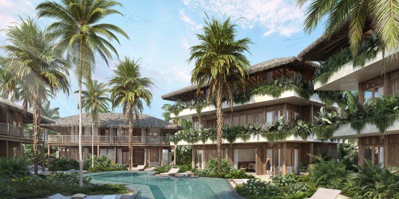 Kontiki Building A and Building B prefabricated units designed by Jesus Acosta and built by Touchwood for Kontiki Resorts in Curaçao